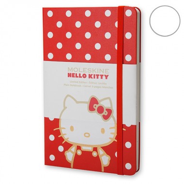 Блокнот Moleskine Hello Kitty средний красный LEHK01QP060