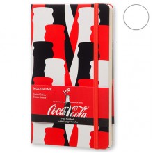 Блокнот Moleskine Coca-Cola средний красный LECOQP062