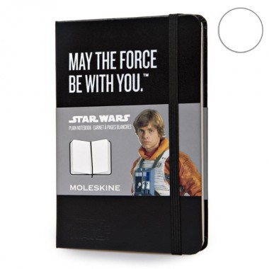 Блокнот Moleskine Star Wars A6 Чистые листы Черный