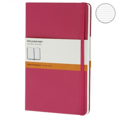 Записная книжка Moleskine Classic средний маджента линейка