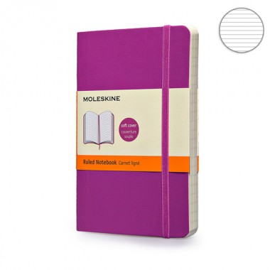 Записная Книжка Moleskine Classic A6 Линия Розовая Мягкая Обложка