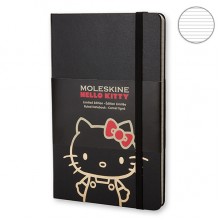 Блокнот Moleskine Hello Kitty средний черный LEHK01QP062