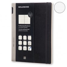 Блокнот Moleskine Pro большой черный PROPFNT4SBK