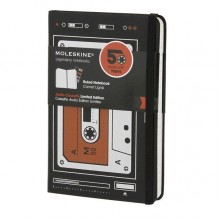 Блокнот Moleskine Audiocassette A6 Линия Черный