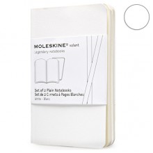 Набор блокнотов Moleskine Volant мини белых QP703WH