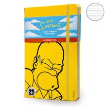 Блокнот Moleskine The Simpsons A5 Линия Желтый