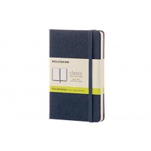 Блокнот Moleskine Classic Карманный B7 Твердая Обложка Чистые листы Сапфир