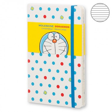 Блокнот Moleskine Doraemon средний белый LEDOQP060