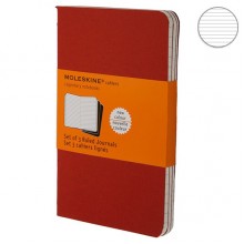 Набор блокнотов Moleskine Cahier средних бордо CH116