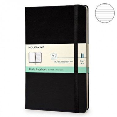 Записная Книжка Moleskine Classic A5 с Нотным Станом