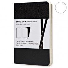 Набор блокнотов Moleskine Volant мини черных QP703BK