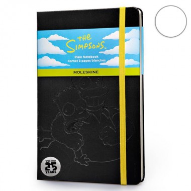 Блокнот Moleskine The Simpsons A5 Чистые листы Черный