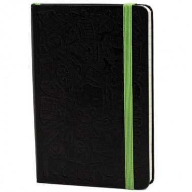 Блокнот Moleskine Evernote Карманный B7 Клетка Черный