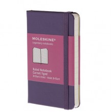 Блокнот Moleskine Classic Карманный B7 Твердая Обложка Чистые листы Фиолетовый