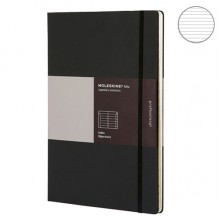 Блокнот Moleksine Folio A4 Черный с Алфавитом