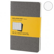 Набор блокнотов Moleskine Cahier маленьких серых CH312