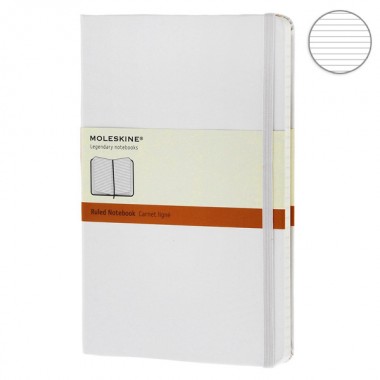 Блокнот Moleskine Classic средний белый QP060WH