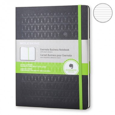 Блокнот Moleskine Evernote Business большой черный SKPFFNT04EVER