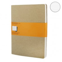 Набор блокнотов Moleskine Cahier больших бежевых QP421