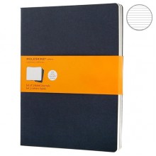 Набор блокнотов Moleskine Cahier больших синих CH221