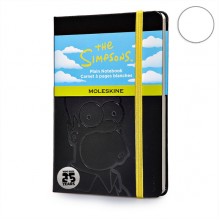 Блокнот Moleskine The Simpsons A6 Чистые листы Черный