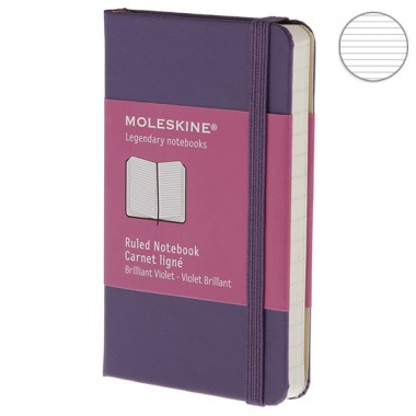 Записная Книжка Moleskine mini Линия Фиолетовая