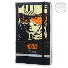 Блокнот Moleskine Star Wars Luke средний черный LESW02QP060