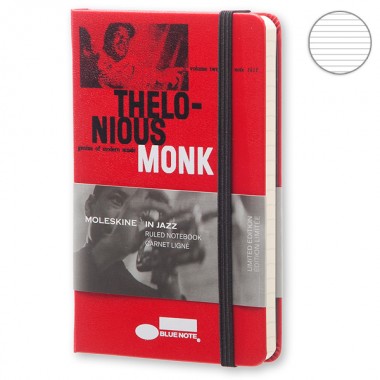 Блокнот Moleskine Bluenote маленький красный LEBLMM710