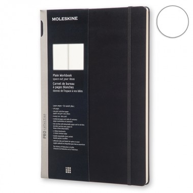 Блокнот Moleskine Workbook A4 нелинованный черный PROWB53HBK