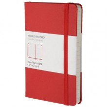 Блокнот Moleskine Classic Средний A5 Твердая Обложка Линия Красный