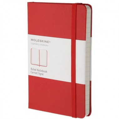 Блокнот Moleskine Classic Средний A5 Твердая Обложка Линия Красный