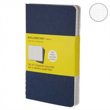 Блокнот Moleskine Cahier средний синий CH217