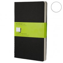 Набор блокнотов Moleskine Cahier средних черных QP318