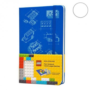 Блокнот Moleskine Lego A5 Чистые листы Голубой