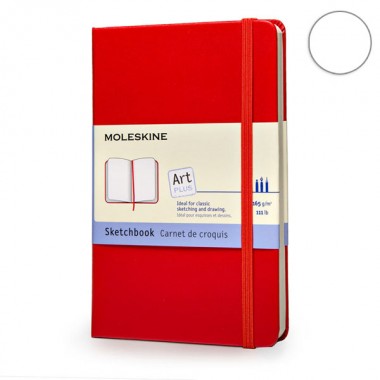 Записная Книжка Moleskine sketchbook A5 для рисунков Красная