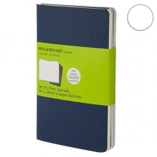 Набор блокнотов Moleskine Cahier средних синих CH218