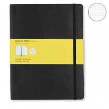 Записная Книжка Moleskine Classic A4 Клетка Черная Мягкая Обложка