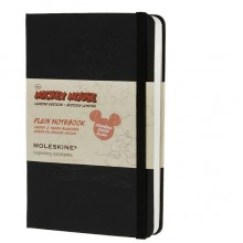 Блокнот Moleskine Disney Карманный B7 Чистые листы Черный