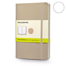 Записная Книжка Moleskine Classic A5 Чистые листы Пшеничный Мягкая Обложка