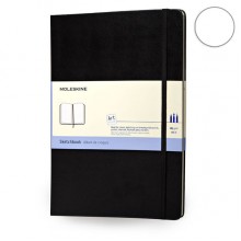 Записная Книжка Moleskine sketchbook A5 для рисунков Черная