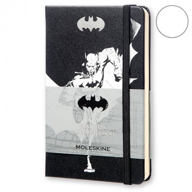 Блокнот Moleskine Batman маленький черный LEBA01QP012