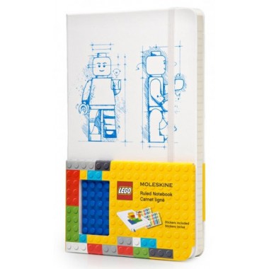 Блокнот Moleskine Lego Средний A5 Линия Белый