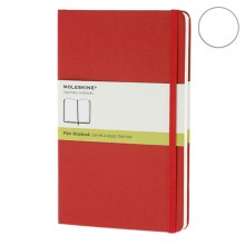 Записная Книжка Moleskine Classic Красная A5 Чистые листы Твердая Обложка