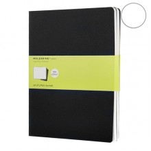 Набор блокнотов Moleskine Cahier больших черных QP323