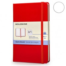 Записная Книжка Moleskine sketchbook A6 для рисунков Красная