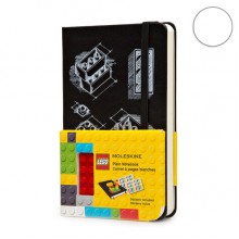 Блокнот Moleskine Lego-14 A6 Чистые листы Черный