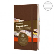 Блокнот Moleskine Voyageur средний коричневый VN001P4