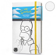 Блокнот Moleskine Simpson средний белый LESIQP060WH