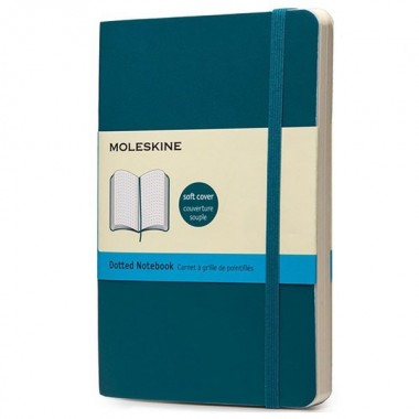 Блокнот Moleskine Classic Средний A5 Мягкая Обложка Точка Аквамарин