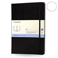 Записная Книжка Moleskine sketchbook A6 для рисунков Черная